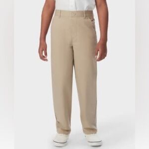French Toast School Uniform Pants Pull-On Relaxed Fit Stretch, Boys Sz 20 Husky